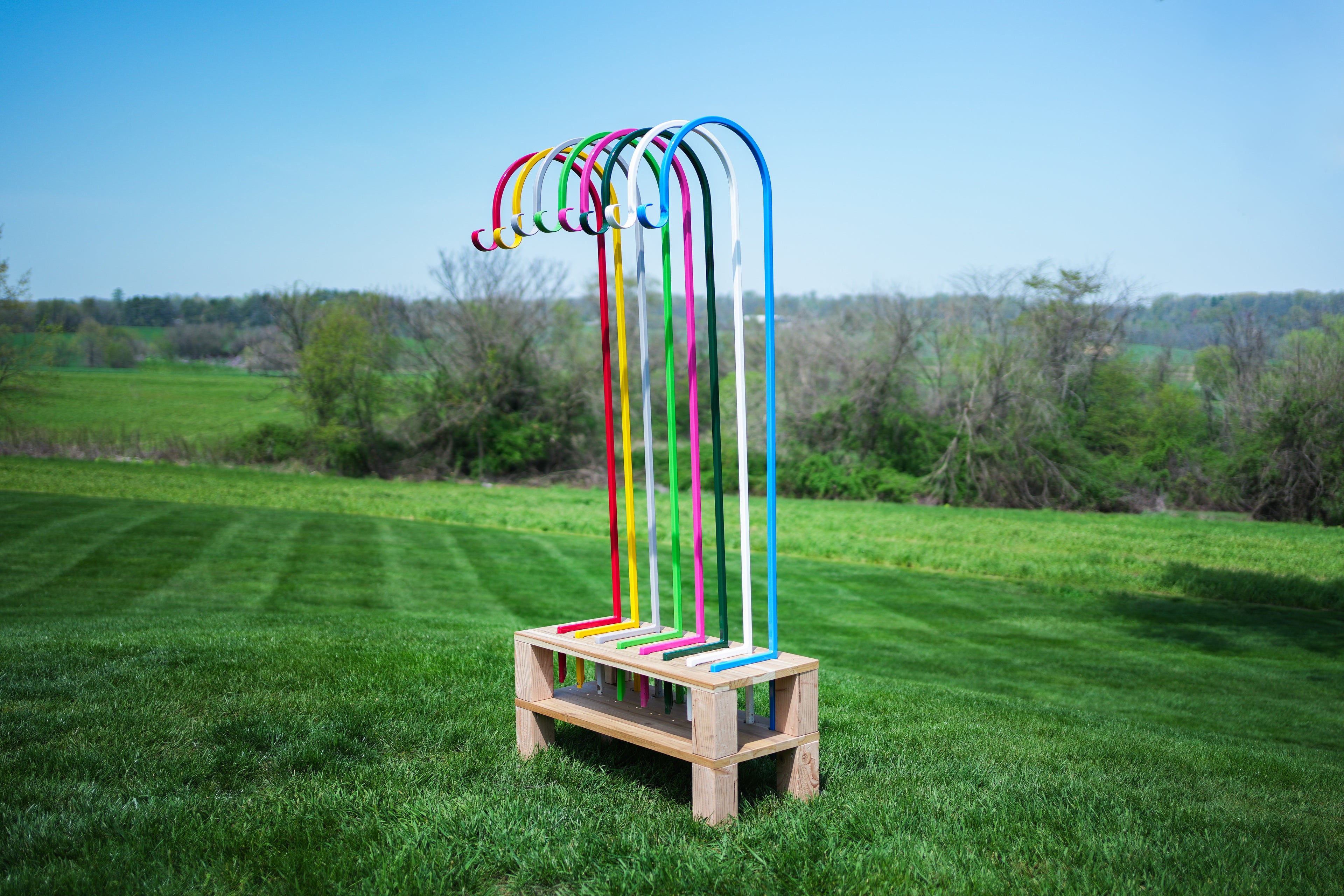 Load video: Colored Shepherd Hooks Overview