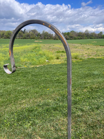 Heavy Duty Shepherd Hook - Natural Patina