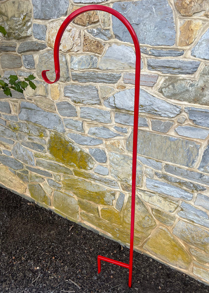 Heavy Duty Shepherd Hook Red