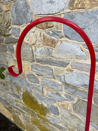 Heavy Duty Shepherd Hook Red