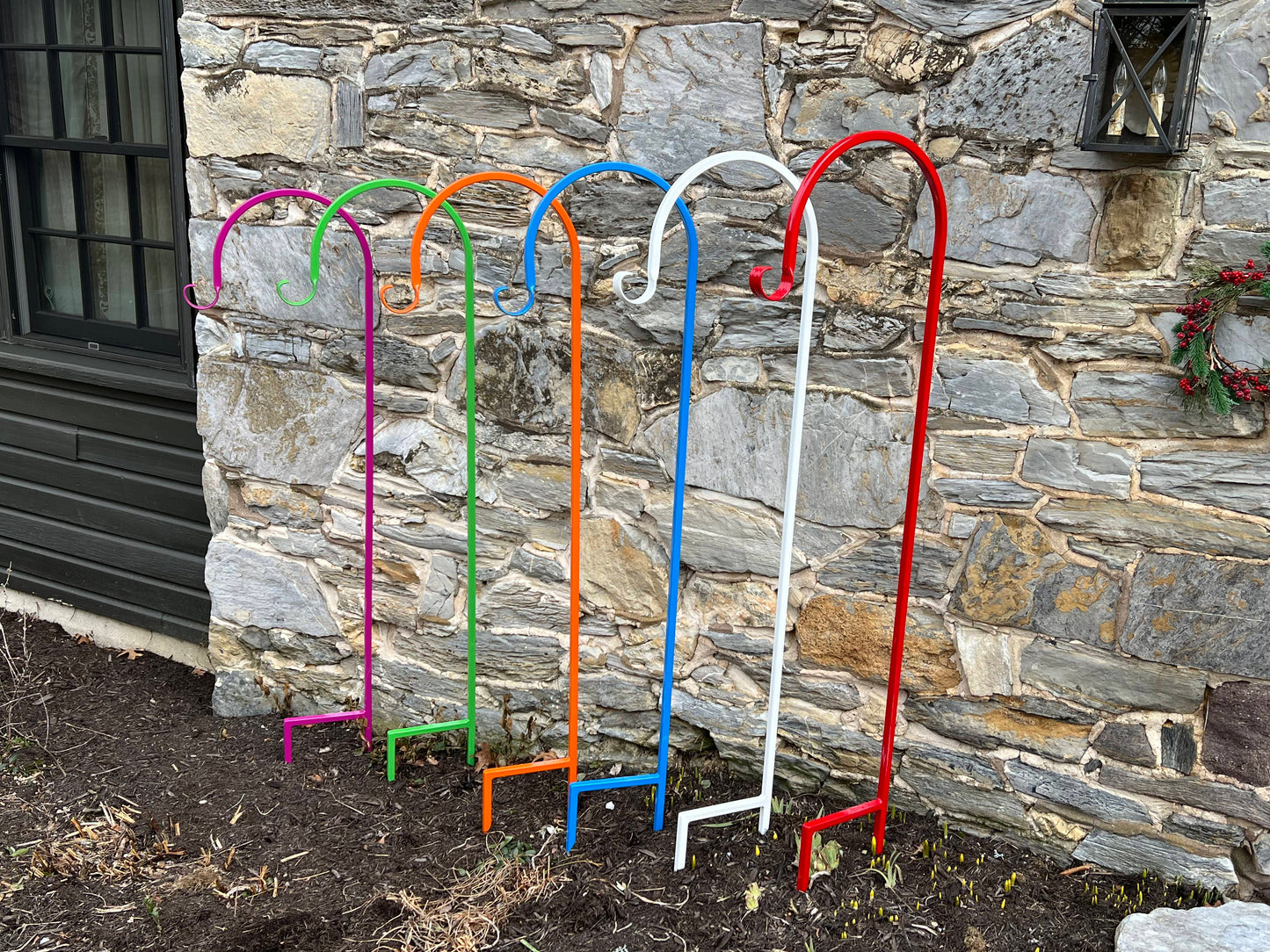 Heavy Duty Shepherd Hook (Multi Color Options)